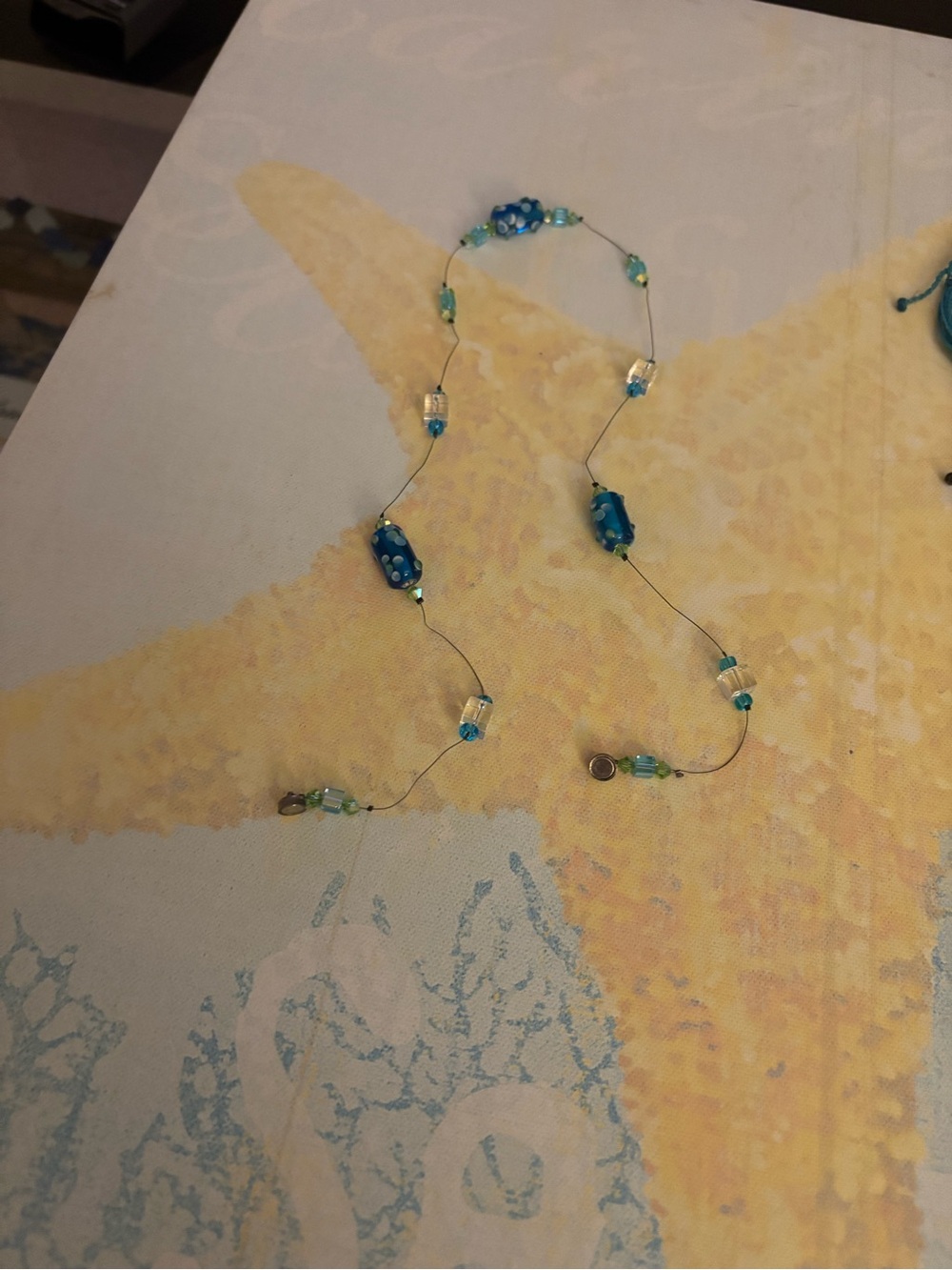 3 cord bracelets. 1 beaded Necklace. Pura Vida and evil eye bracelet. $18.00 - Picture 10 of 11